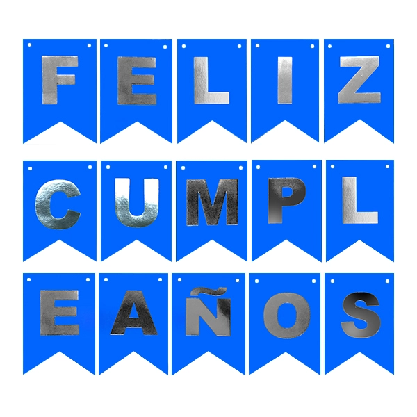 BANNER F.C. FLUOR AZUL X1 UNI - 1
