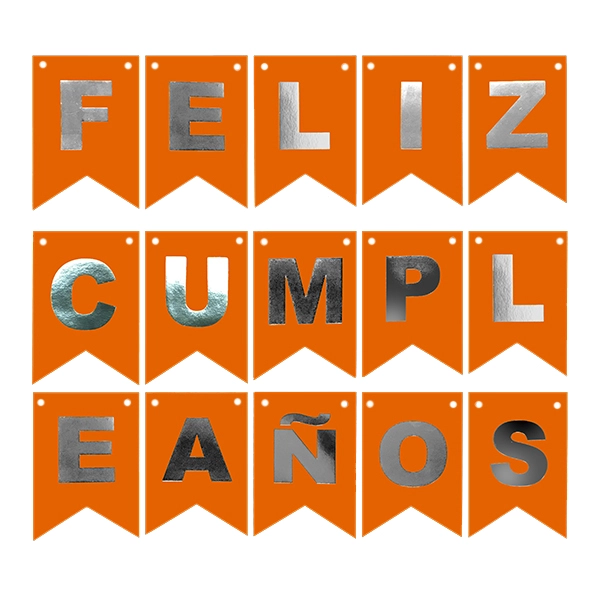 BANNER F.C. FLUOR NARANJO X1 UNI - 1