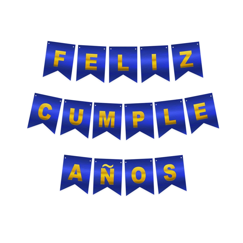 GUIR F.C AZUL/DORADO GLITTER 4M X1 UNI - 1