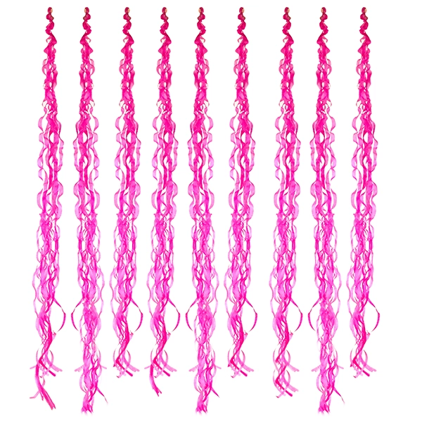 DECO COLGANTE CREPE 10 PCS FUCSIA X1 UNI - 1