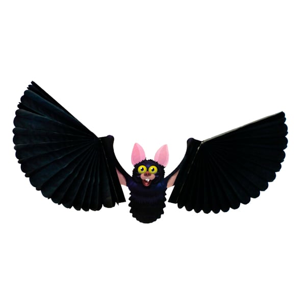 GUIRNALDA HALLOWEEN ALAS MURCIELAGO 46CM X1 UNI - 1