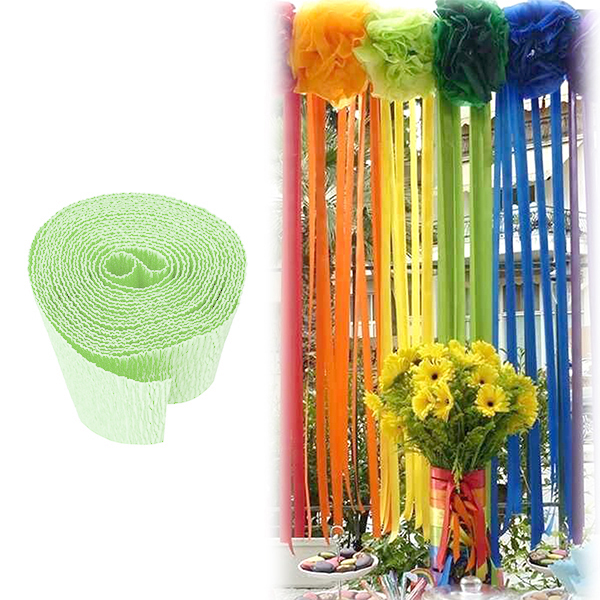 DECO 6 ROLLO CREPE 2.3M MENTA X1 UNI - 1