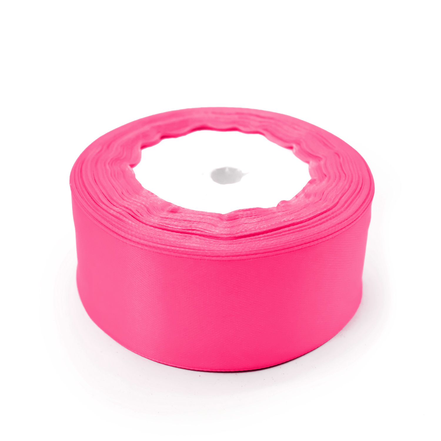 CINTA SATIN 4CMX22.8M 5PCS ROSADO CHICLE X1 UNI - 1
