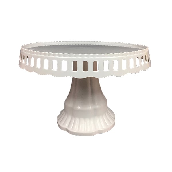 BANDEJA TORTA PLASTICO BLANCO 24 CM X1 UNI - 1