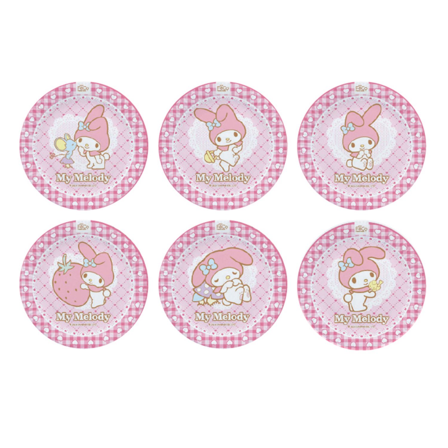 PLATOS 7 REDONDO MY MELODY X6UNI - 1