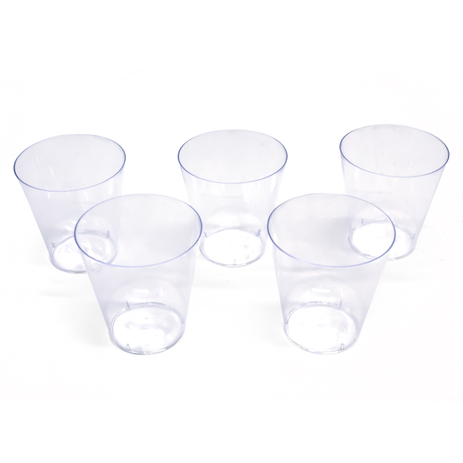 VASO SHOT ACRILICO 60ML TRANSPARENTE X20UNI - 1