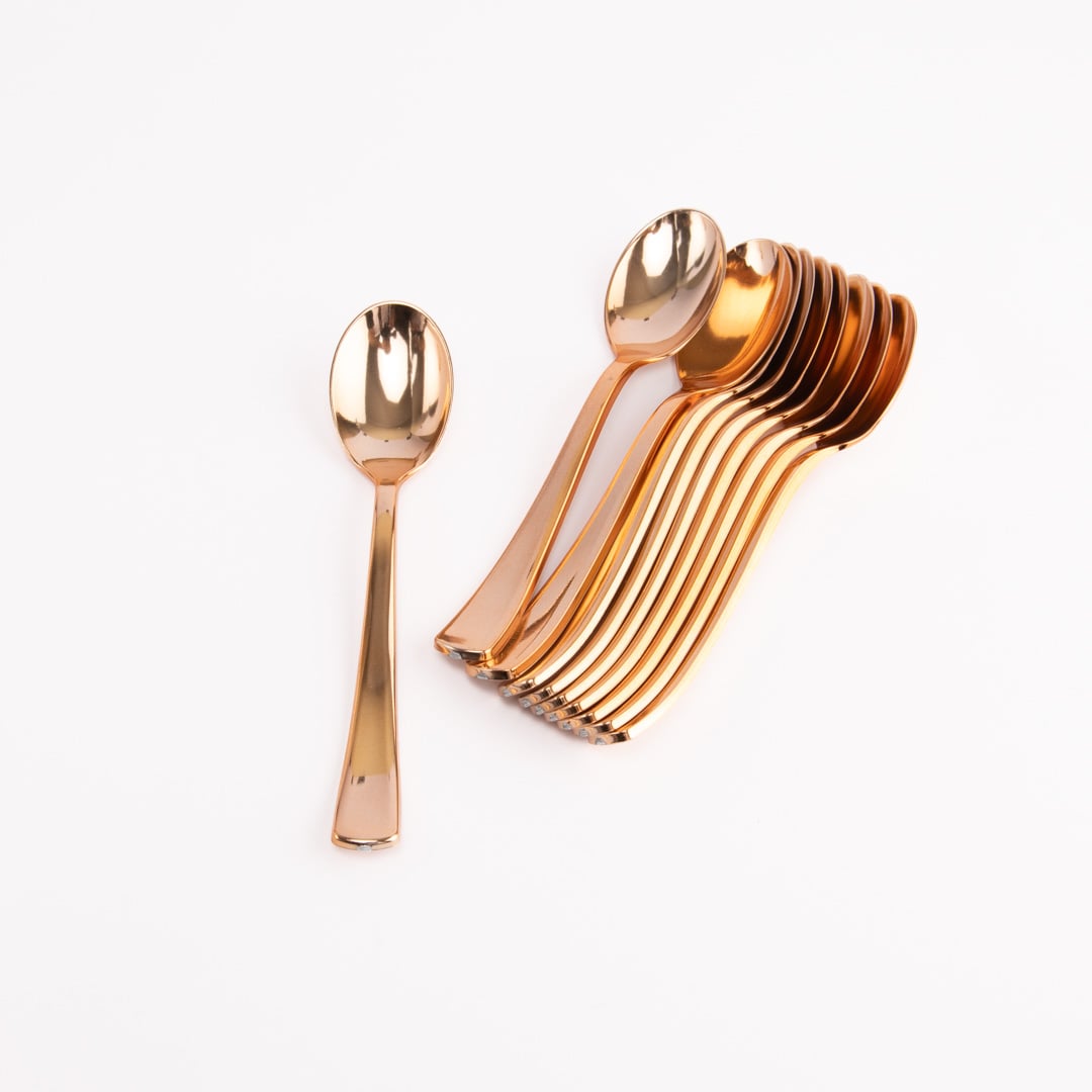 CUCHARA ROSE GOLD X10 UNI - 1