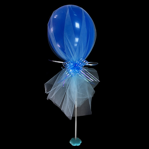 PORTAGLOBO TELA+GLOBO N12 CELESTE X1 UNI - 1
