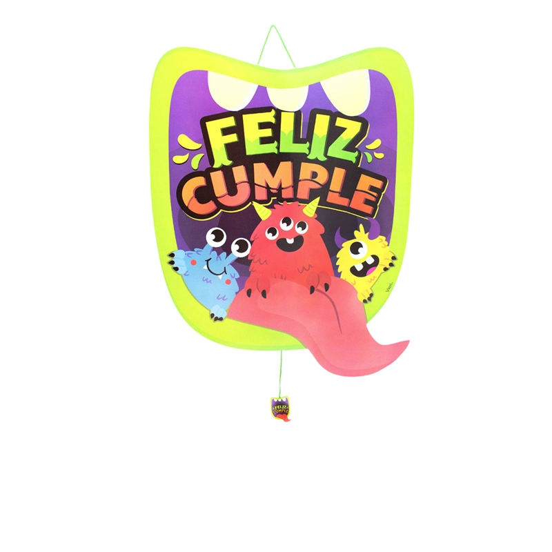 PINATA PEQUENO MONSTER X1 UNI - 1