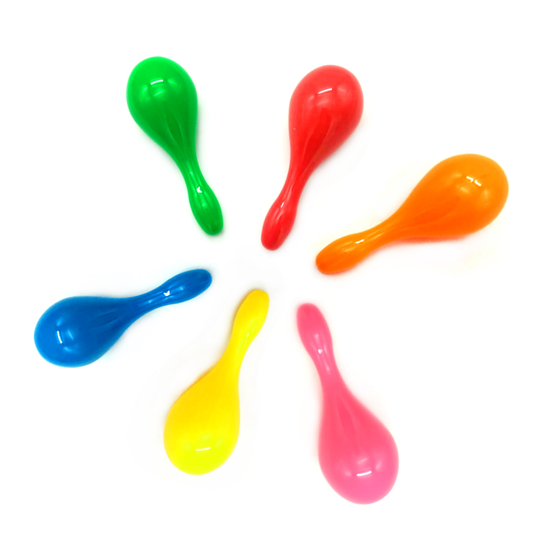 MARACAS CRISTAL COLOR SURTIDO X12 UNI - 1