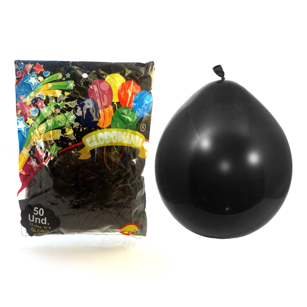 GLOBO 09 STANDARD A NEGRO X 50 UNI - 1