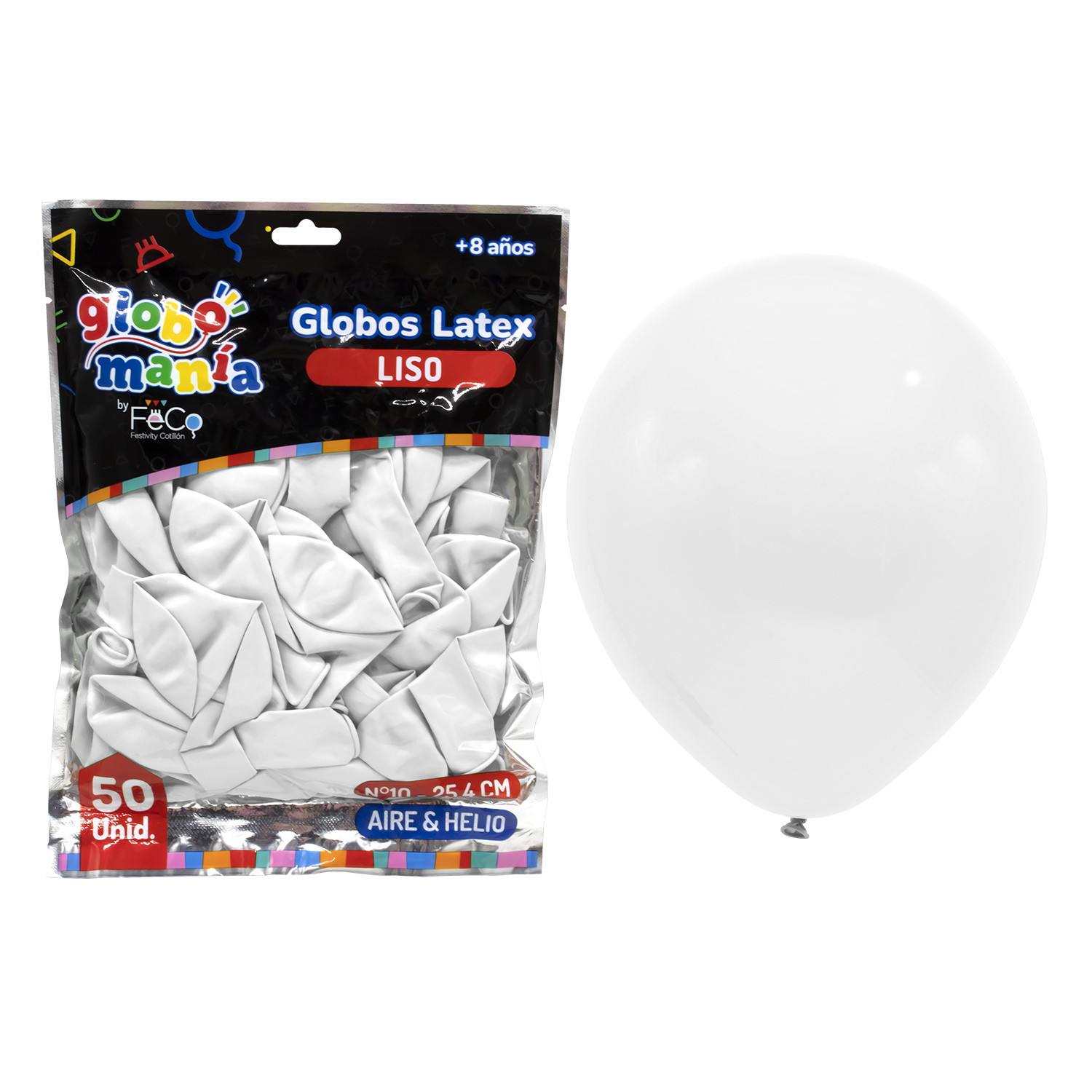 GLOBO 10 BLANCO X50UNI - 1