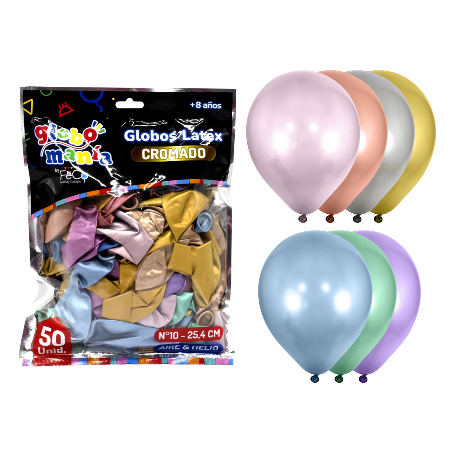 GLOBO 10 CHROME MIX X50UNI - 1