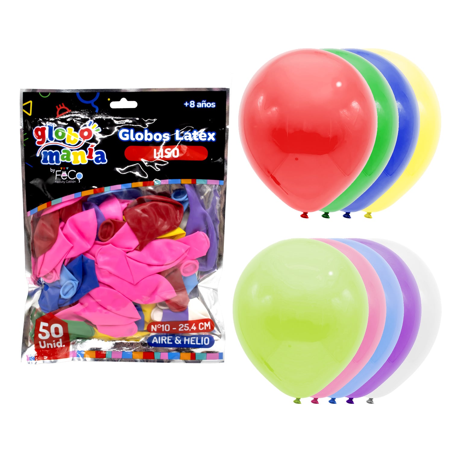 GLOBO 10 SURTIDO X50UNI - 1