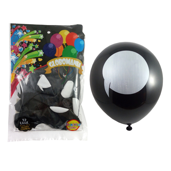 GLOBO 12 IMPRESO A MENSAJE X 12 UNI - 1