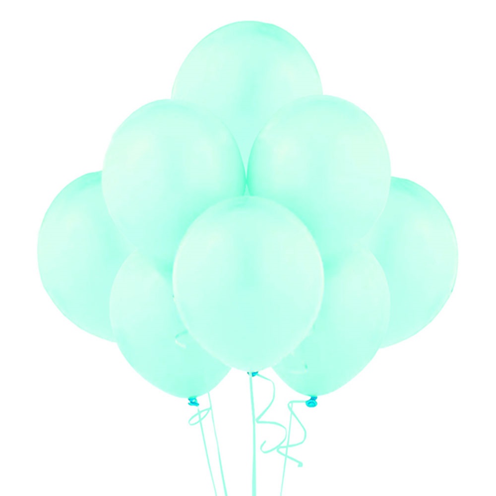 GLOBO 12 PASTEL MENTA X12 UNI - 1