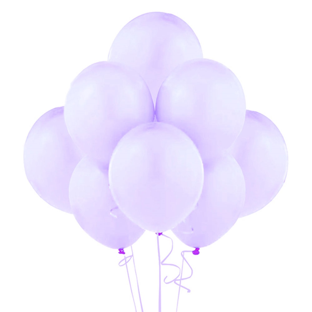 GLOBO 12 PASTEL MORADO X12 UNI - 1