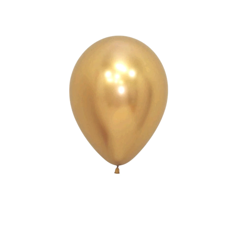 GLOBO 5 CHROME DORADO X25 UNID - 1