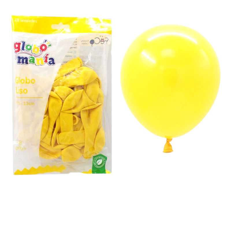 GLOBO 5 STANDARD AMARILLO X25 UNI - 1