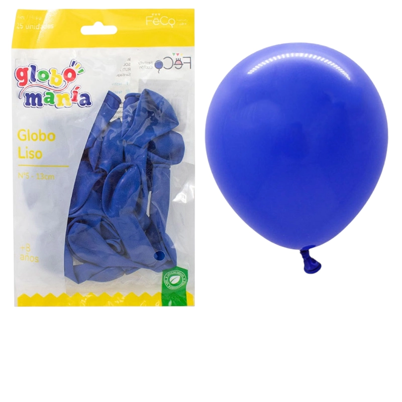 GLOBO 5 STANDARD AZUL X25 UNI - 1