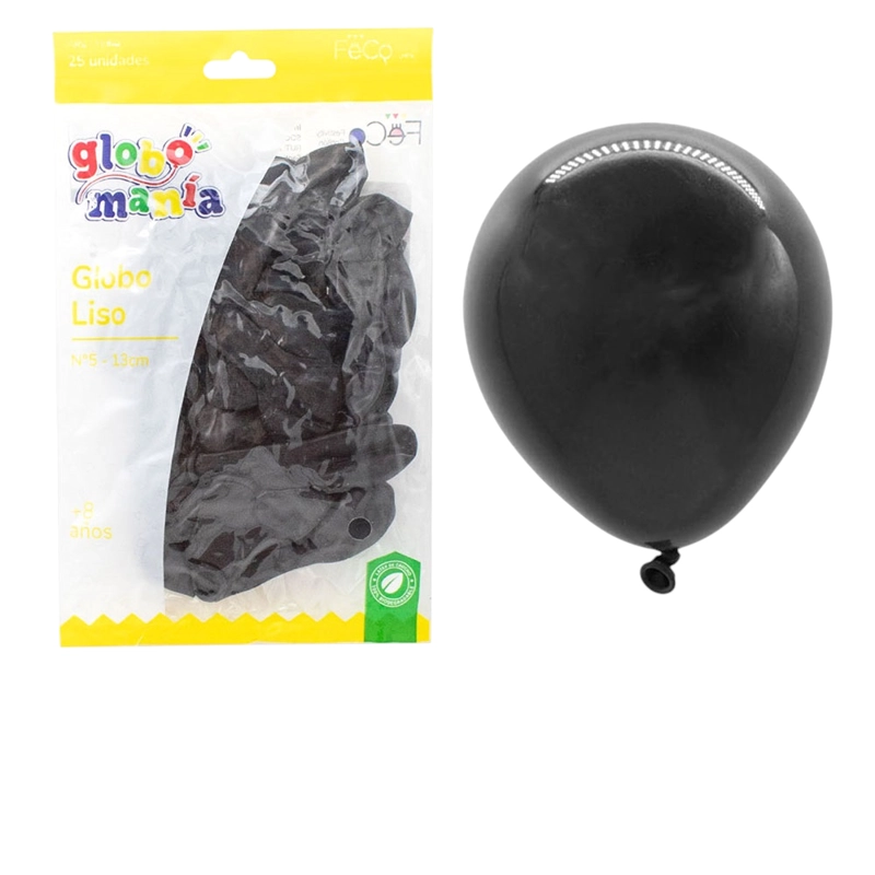 GLOBO 5 STANDARD NEGRO X25 UNI - 1