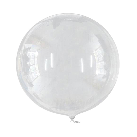 GLOBO BURBUJA 16' TRANSPARENTE X1 UNI - 1