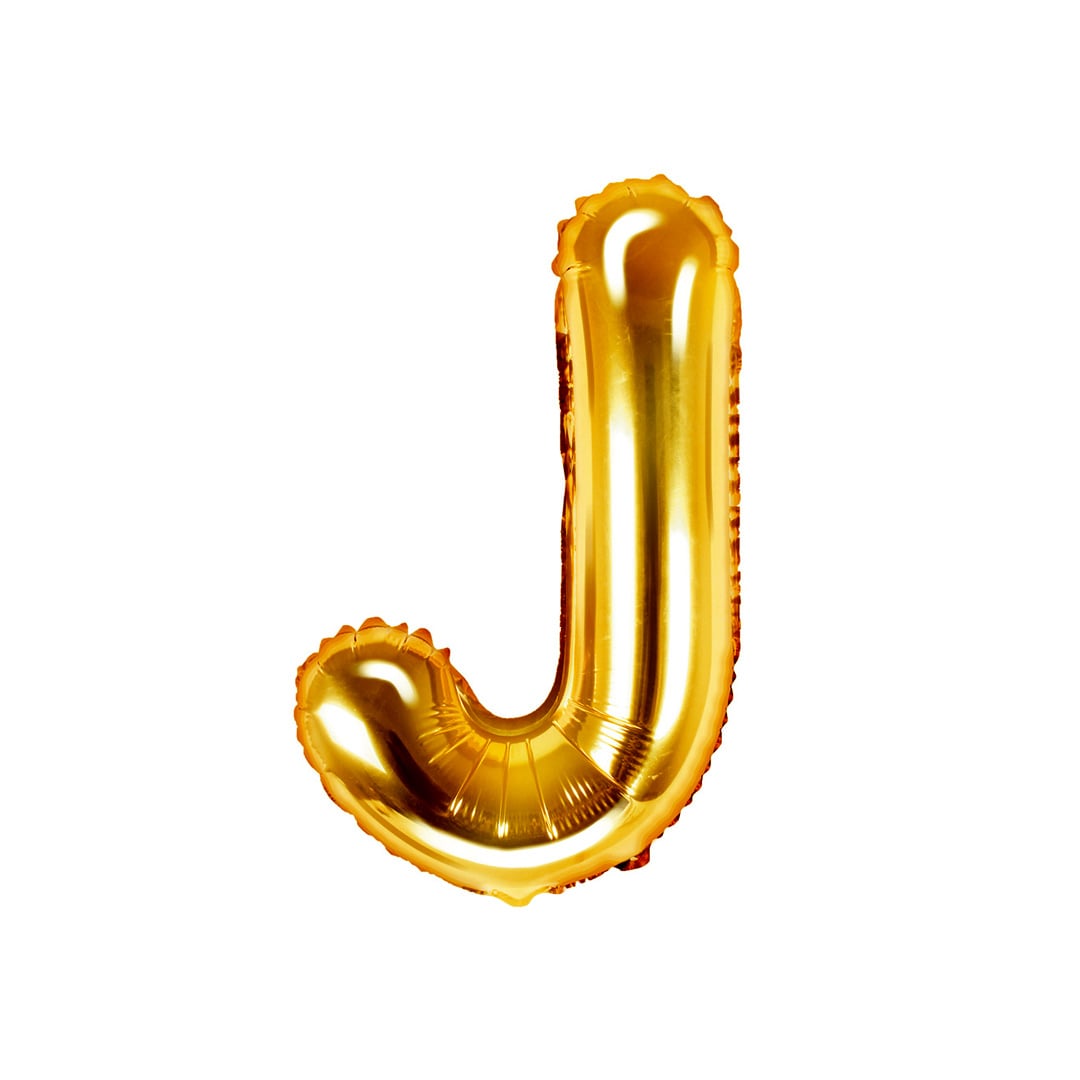 GLOBO METALICO 16 DORADO J - 1