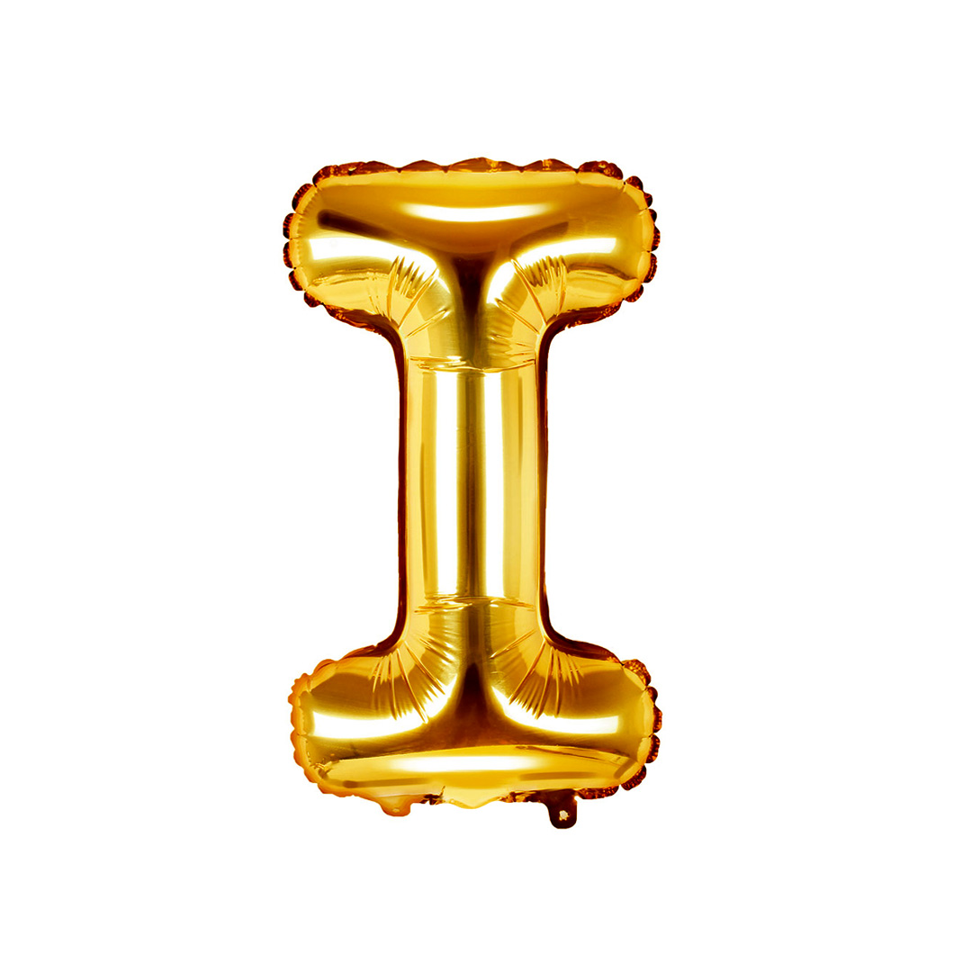GLOBO METALICO 16 DORADO I - 1