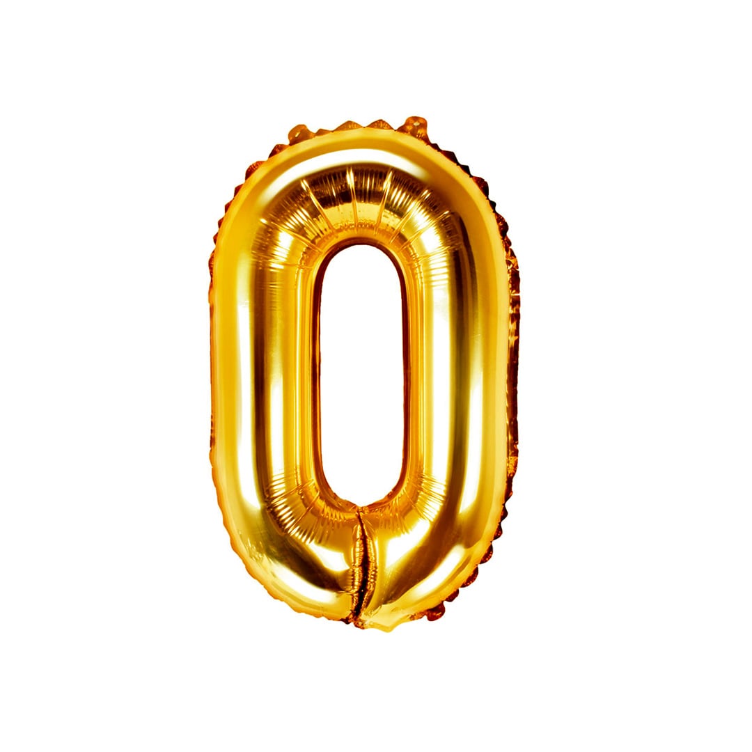 GLOBO METALICO 16 DORADO O - 1
