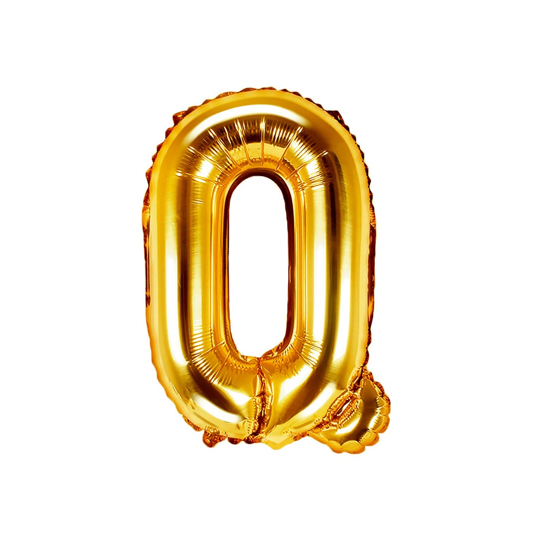 GLOBO METALICO 16 DORADO Q - 1