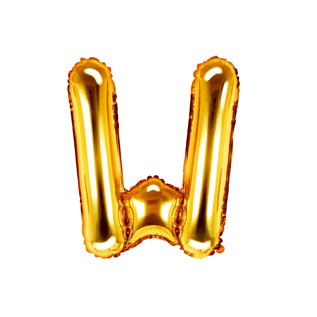 GLOBO METALICO 16 DORADO W - 1