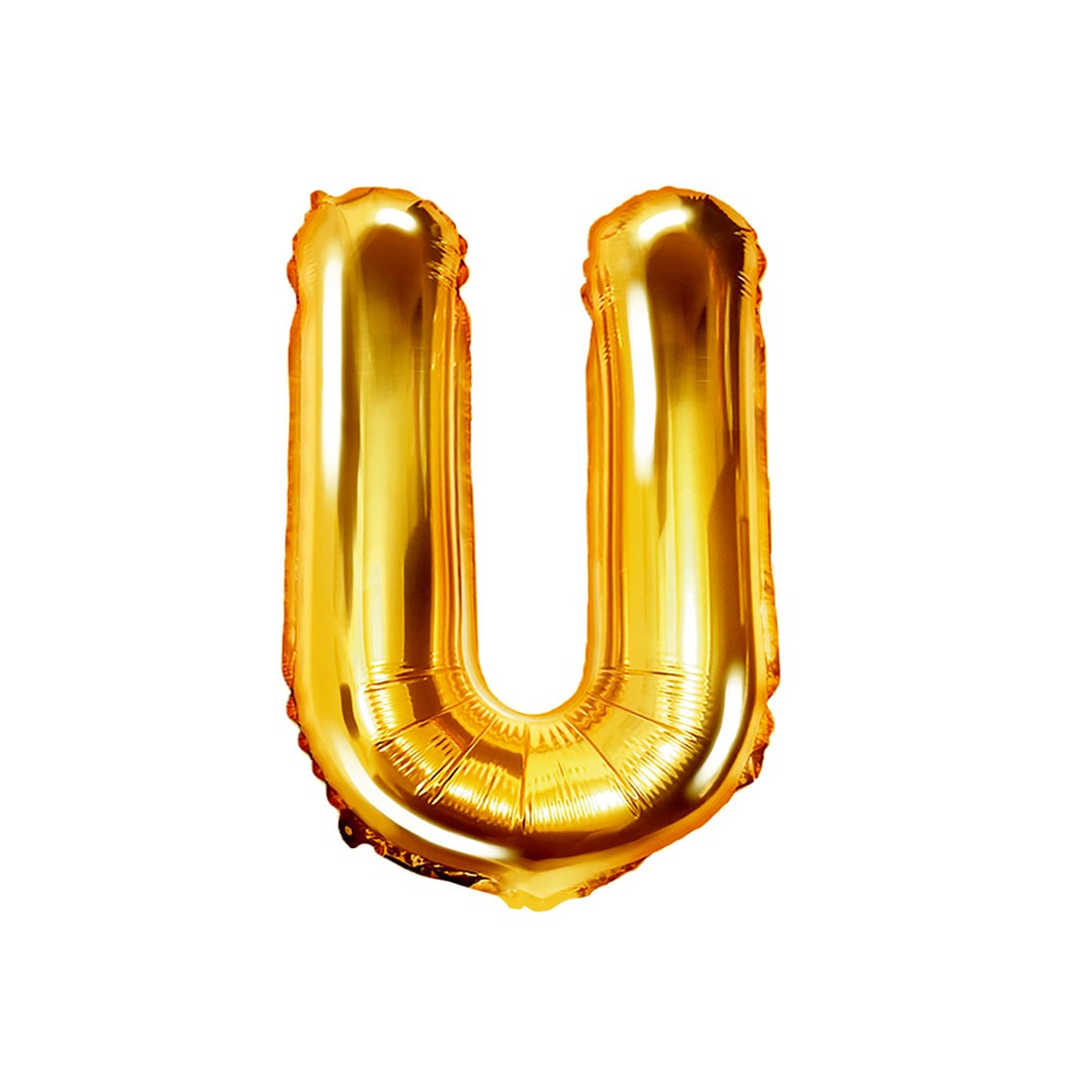 GLOBO METALICO 16 DORADO U - 1