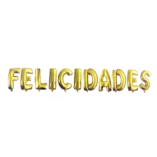 GLOBO METALICO 16' FELICIDADES X1 UNI - 1