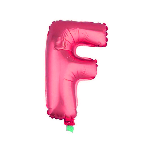 GLOBO METALICO 26 FUCSIA LETRA F X1 UNI - 1
