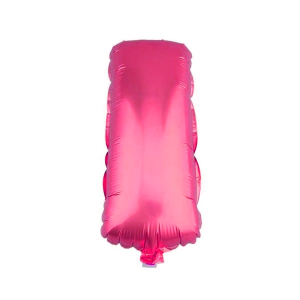 GLOBO METALICO 26 FUCSIA LETRA I X1 UNI - 1