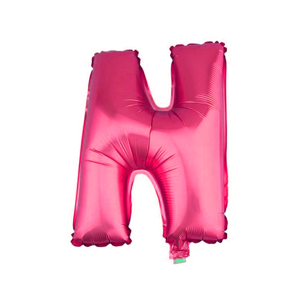 GLOBO METALICO 26 FUCSIA LETRA N X1 UNI - 1