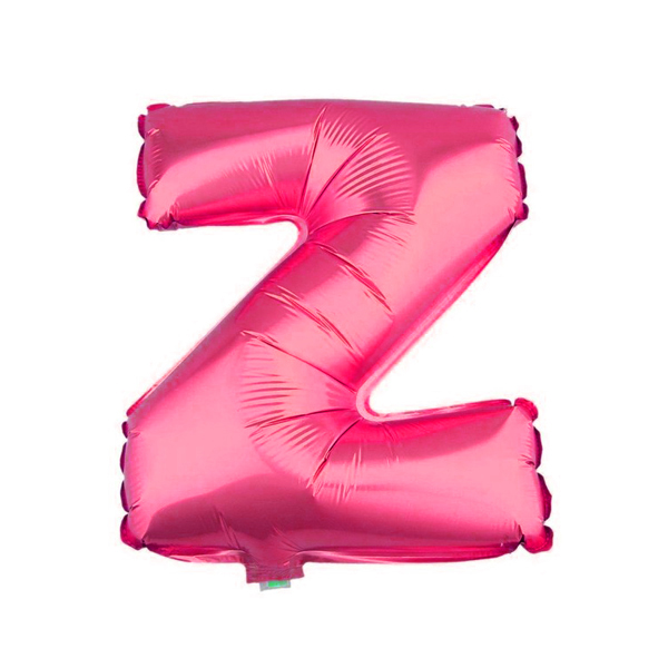 GLOBO METALICO 26 FUCSIA LETRA Z X1 UNI - 1