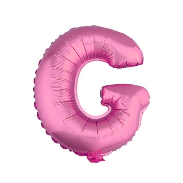 GLOBO METALICO 26 ROSADO LETRA G X1 UNI - 1