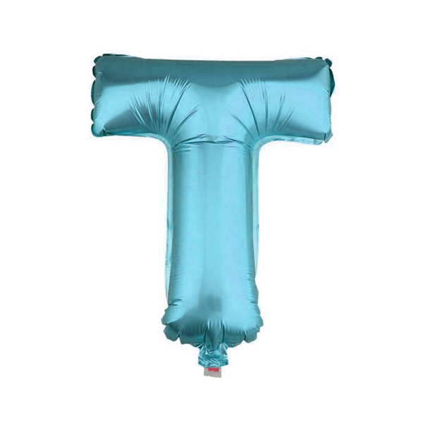 GLOBO METALICO 26' AZUL LETRA T X1 UNI - 1