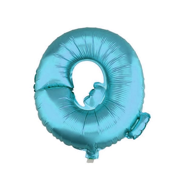 GLOBO METALICO 26'AZUL LETRA Q X1 UNI - 1