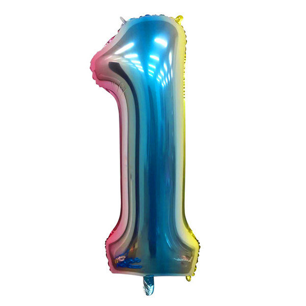 GLOBO METALICO 32 MULTICOLOR N? 1 X1 UNI - 1