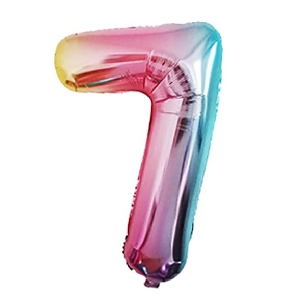 GLOBO METALICO 32 MULTICOLOR N? 7 X1 UNI - 1