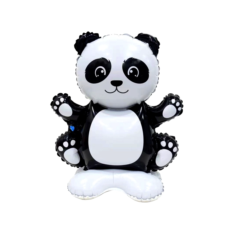 GLOBO METALICO 42X35 MINI PANDA X1 UNI - 1