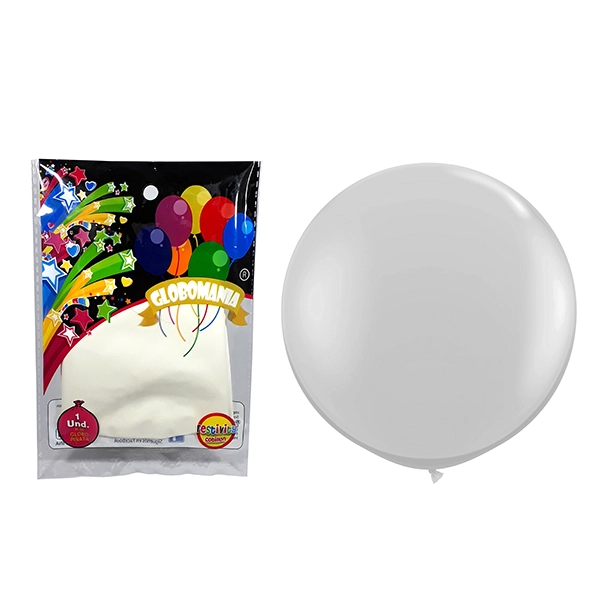 GLOBO PI?ATA R36 BLANCO X 1 UNI - 1
