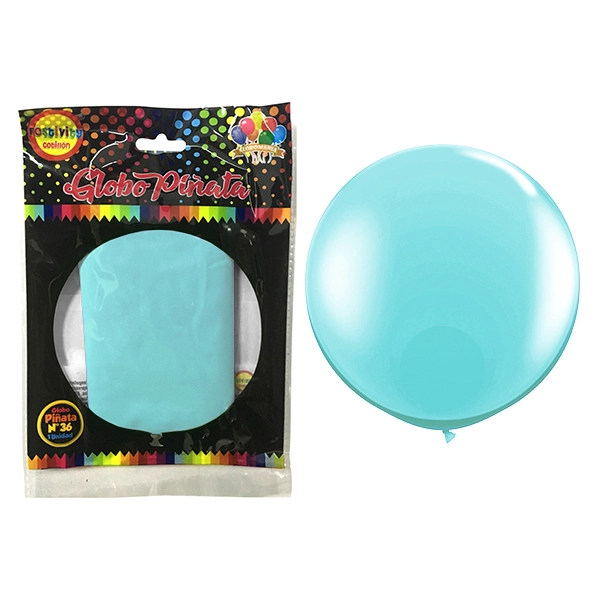 GLOBO PI?ATA R36 PASTEL AQUA X1 UNI - 1