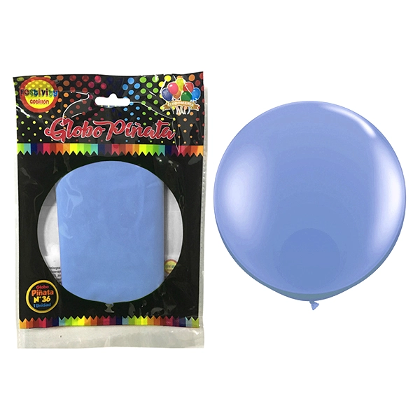 GLOBO PI?ATA R36 PASTEL CELESTE X1 UNI - 1