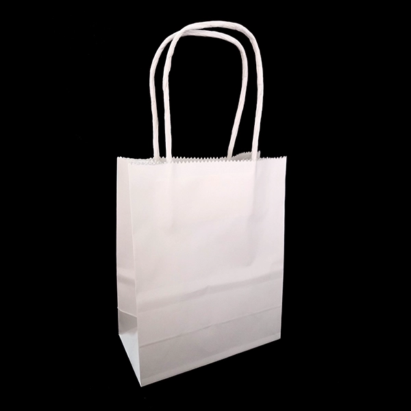 BOLSA REGALO KRAFT BLANCO 14X11.5X7 X12 UNI - 1