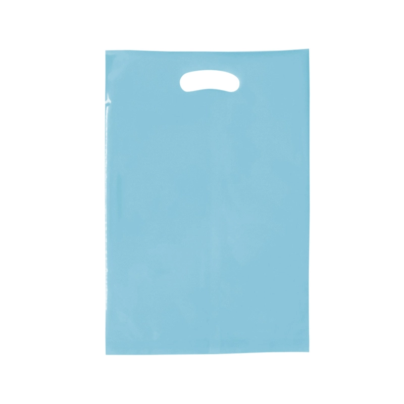 BOLSA DULCE 16X25 PASTEL CELESTE X10UNI - 1