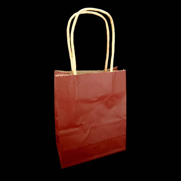 BOLSA REGALO KRAFT BURDEO 14X11.5X7 X12 UNI - 1