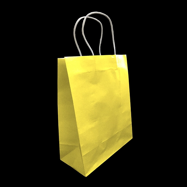 BOLSA REGALO KRAFT AMARILLO 21X27X11 X12 UNI - 1